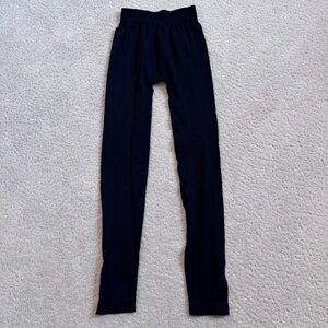 NIKIBIKI Seamless Classic Black Legging One Size Made In USA Nylon NB5100